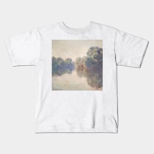 The Seine at Giverny - Claude Monet Kids T-Shirt